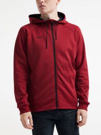 Kapuzenjacke Herren Weinrot